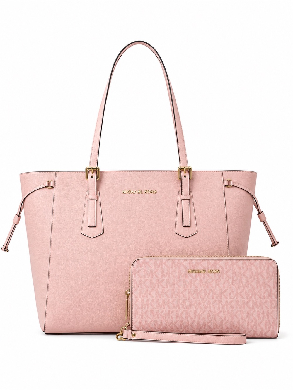 Michael Kors Blush Pink Tote with Matching Wristlet